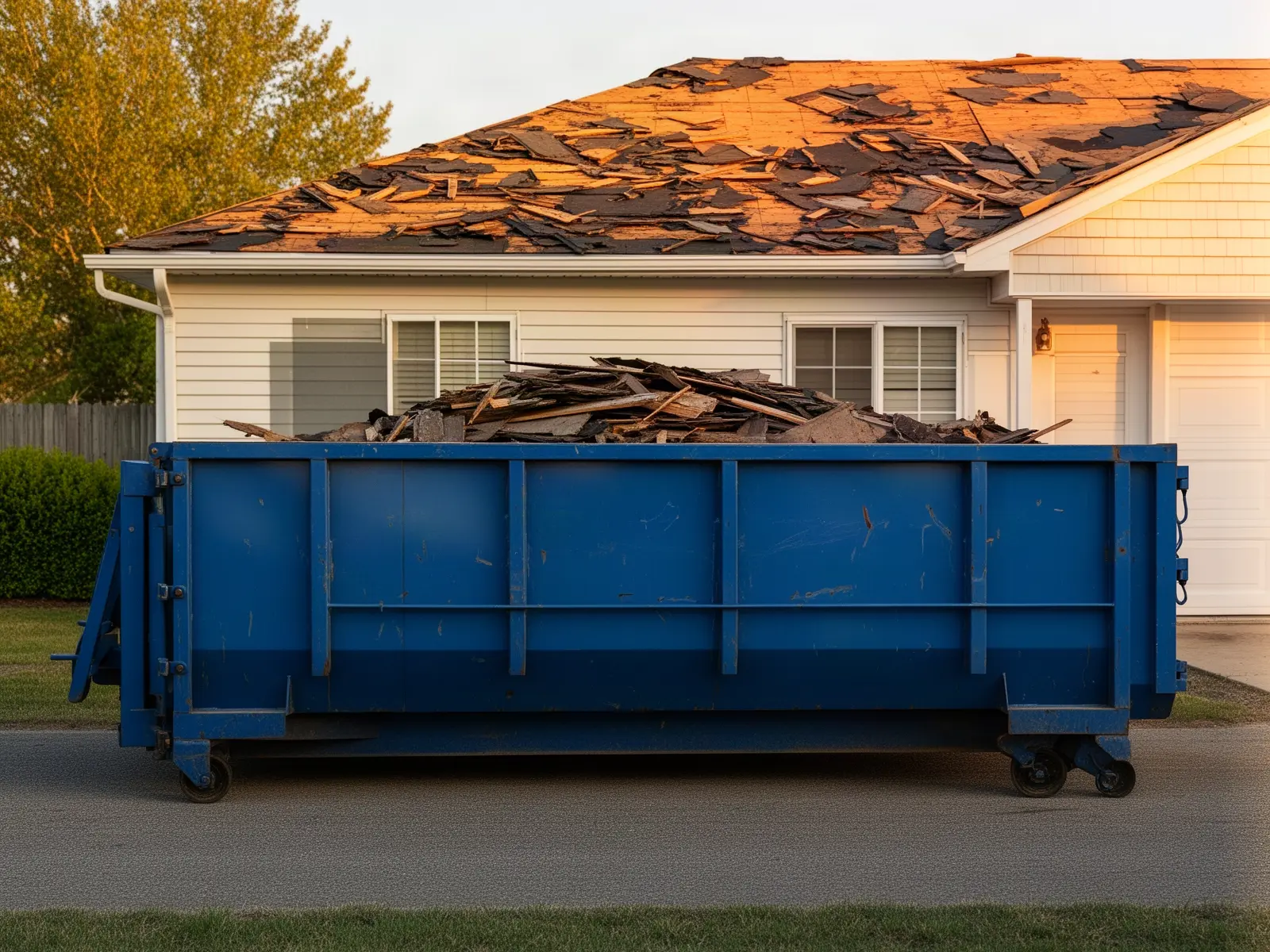 Roll-off dumpster from Zeke's Montgomery Dumpster Rental in Montgomery, AL